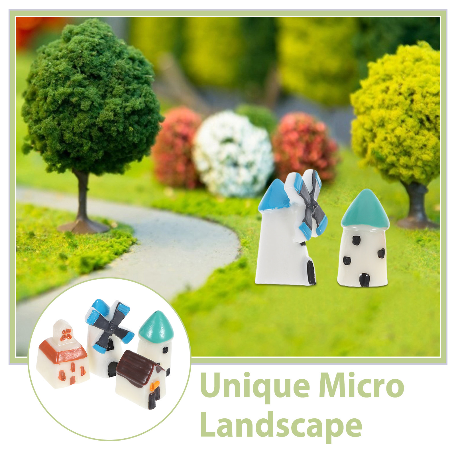 4 Pezzi Affascinanti Mini Case - Bonsai Garden Landscape Design recensione e prezzo