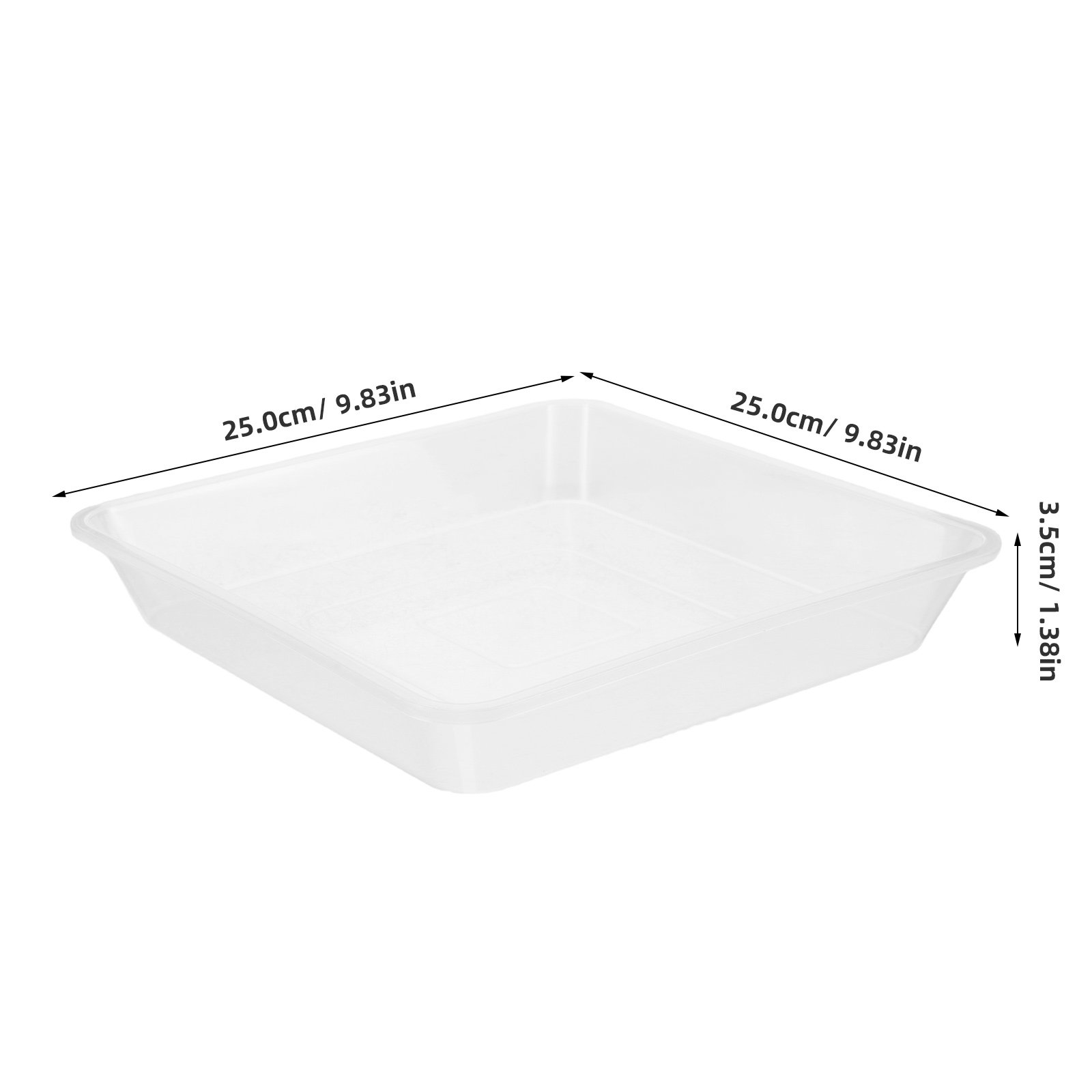 4 pezzi di vassoi trasparenti  - Drip Tray Saucer recensione e prezzo