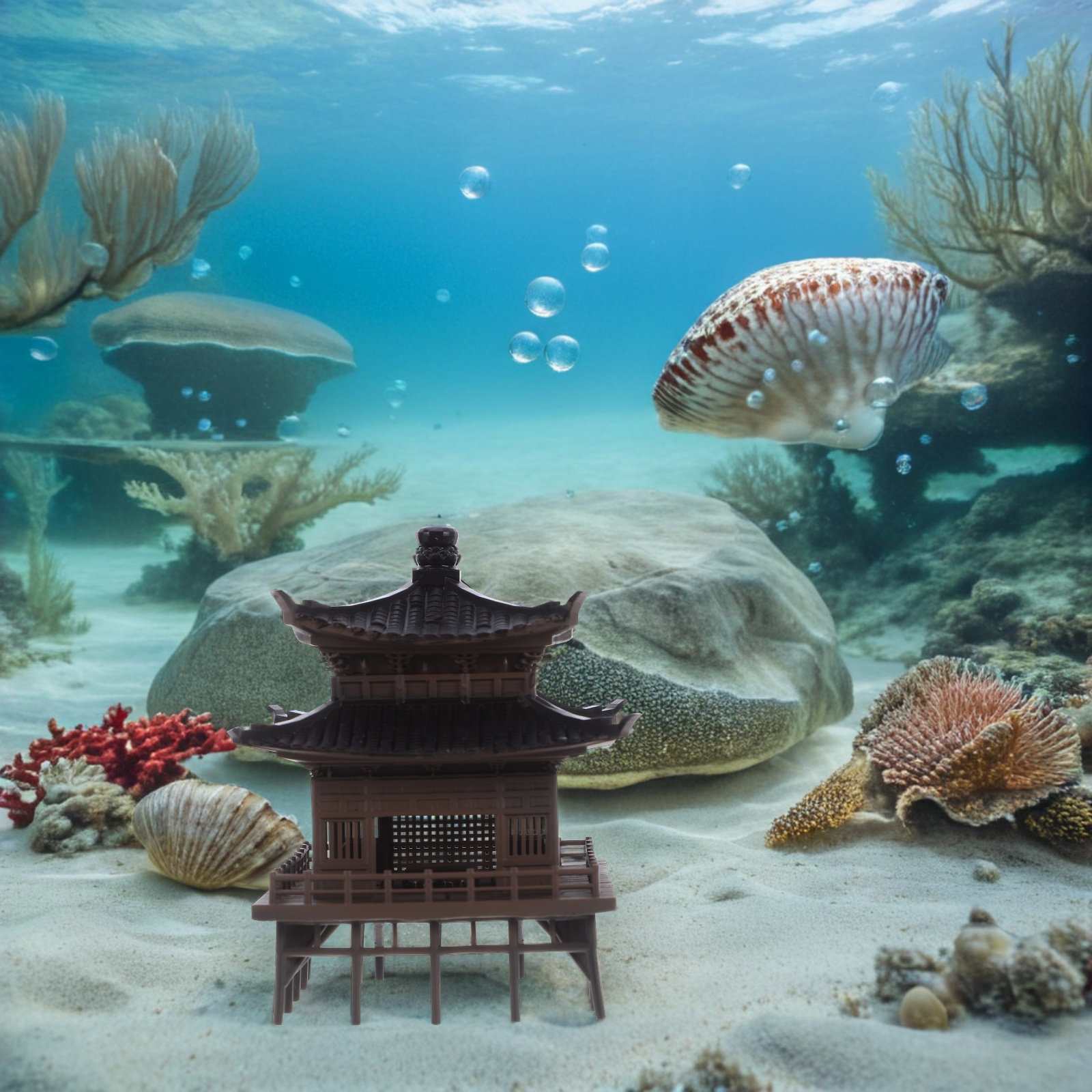 Piccola pagoda cinese ornament - Bonsai Garden Landscape Design recensione e prezzo