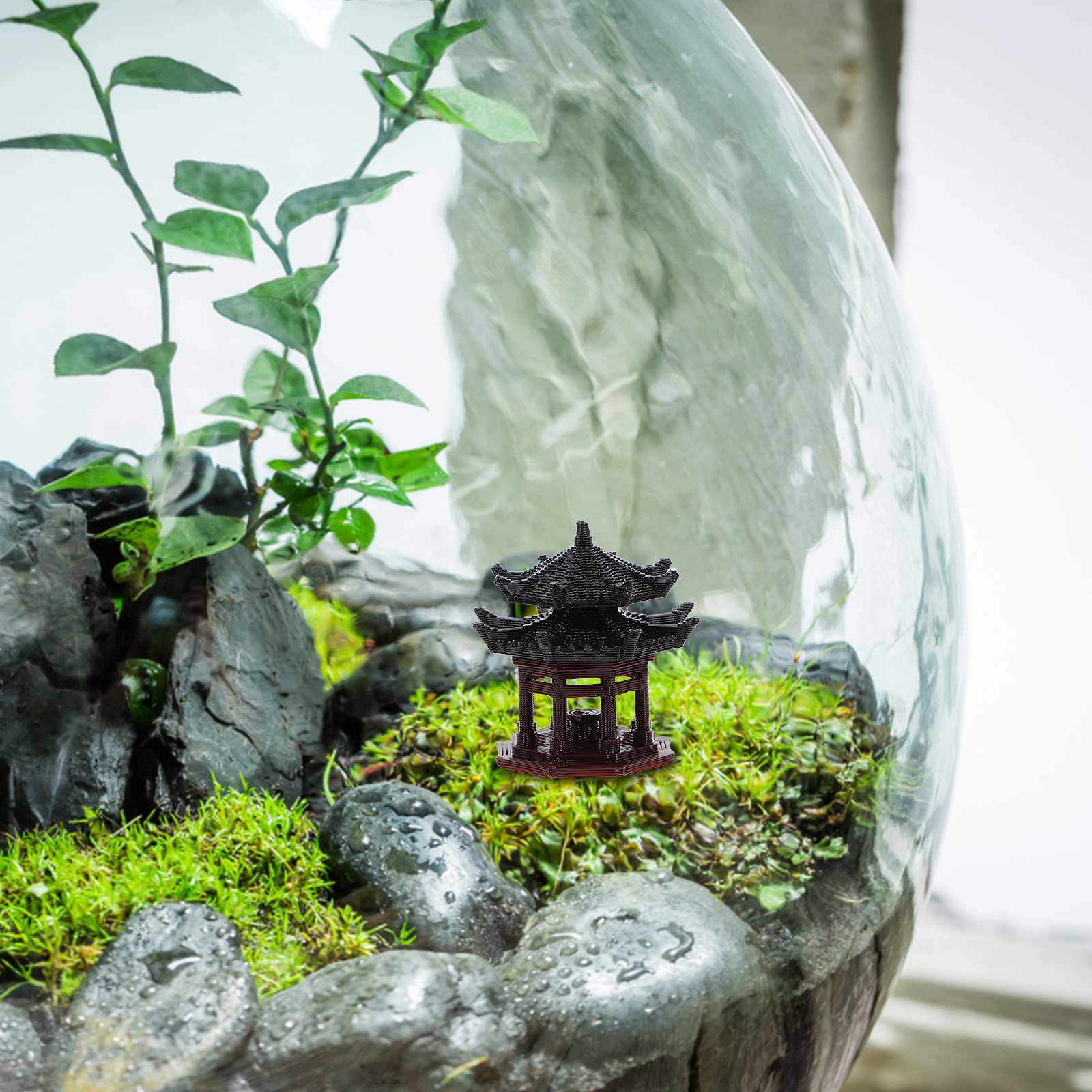 Mini Statua in Plastica a Form - Bonsai Garden Landscape Design recensione e prezzo